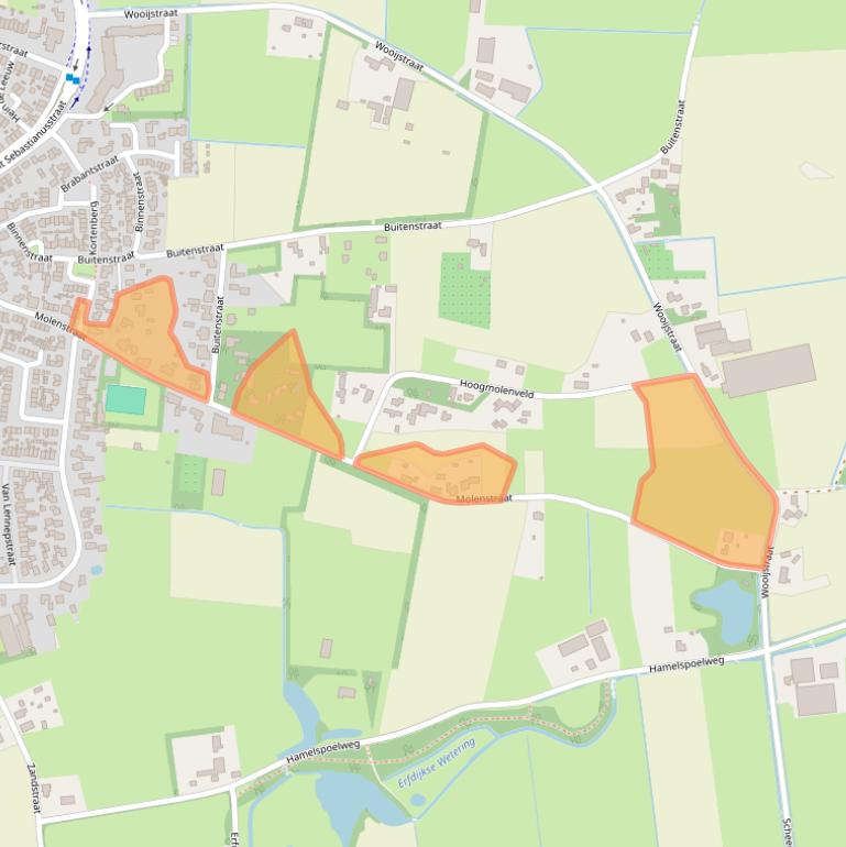 Kaart van postcodegebied 5373AM.