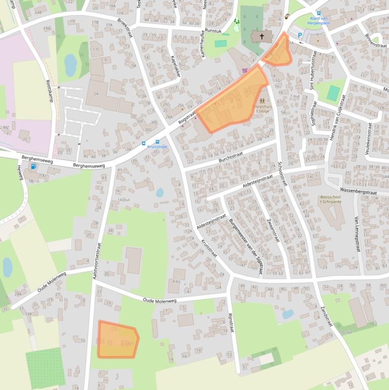 Kaart van postcodegebied 5373AP.