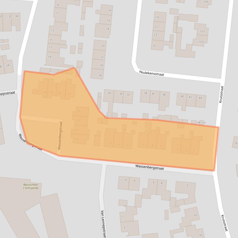 Kaart van postcodegebied 5373CG.