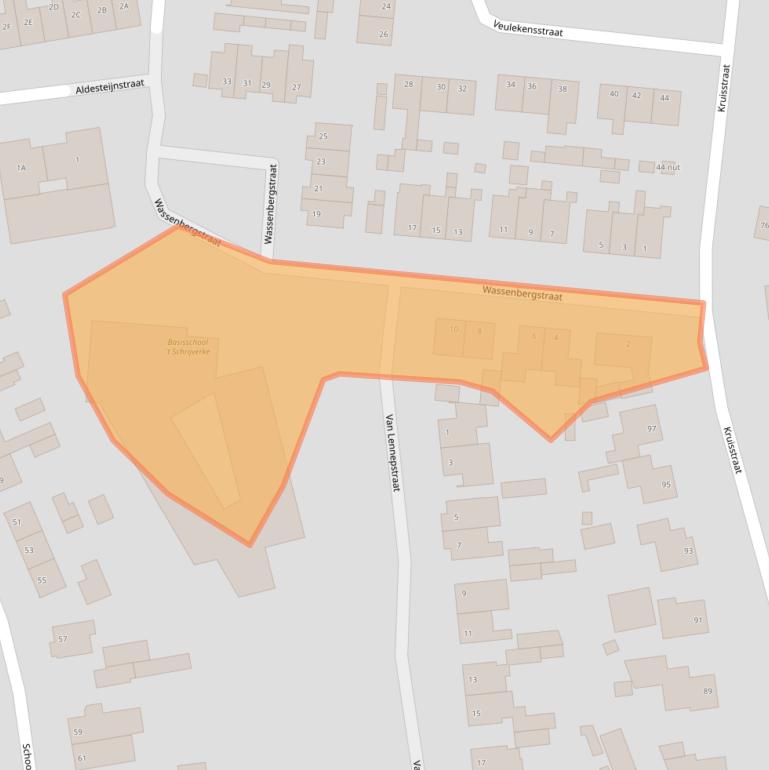 Kaart van postcodegebied 5373CH.