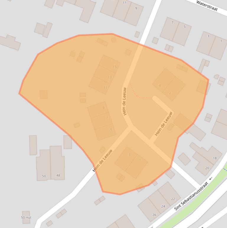 Kaart van postcodegebied 5373EZ.