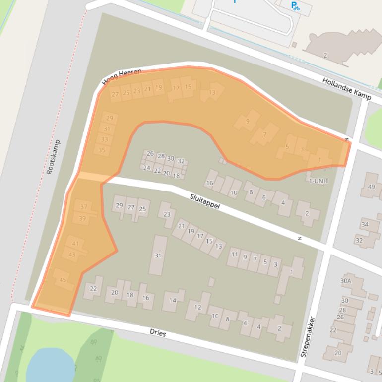 Kaart van postcodegebied 5373GX.