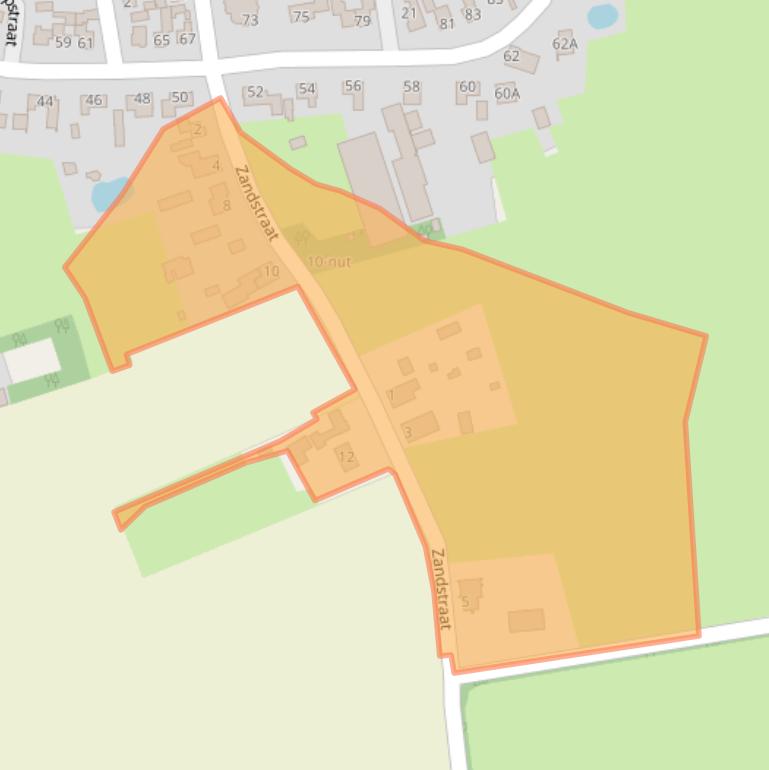 Kaart van postcodegebied 5373KW.