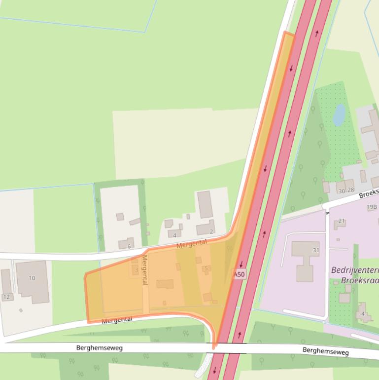 Kaart van postcodegebied 5373LJ.