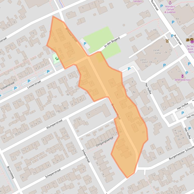 Kaart van postcodegebied 5374HD.