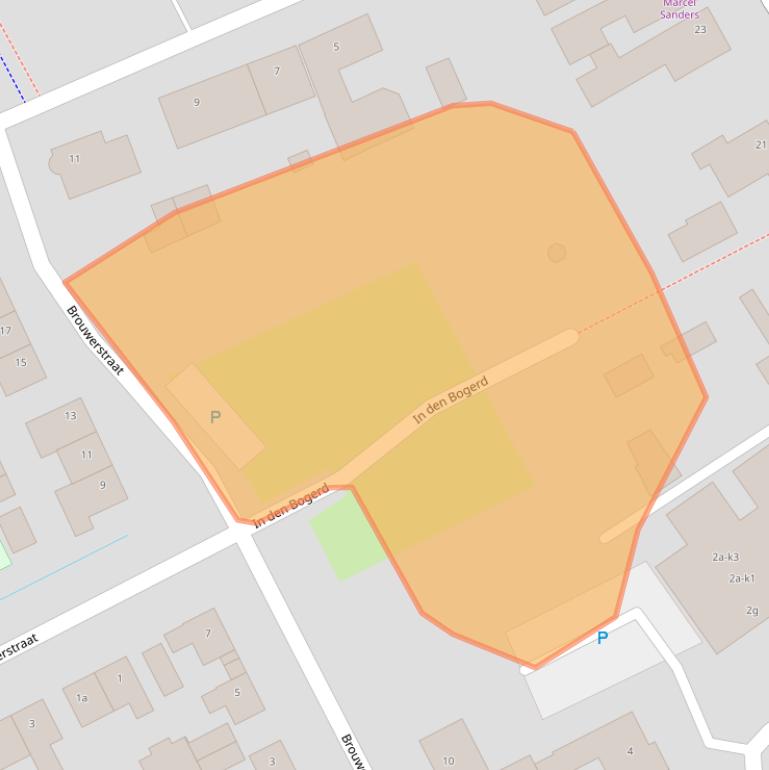 Kaart van postcodegebied 5374HG.