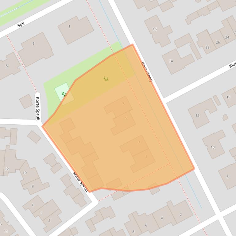 Kaart van postcodegebied 5374HN.