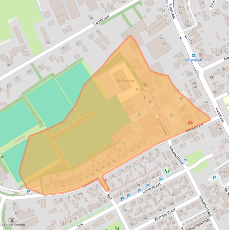 Kaart van postcodegebied 5374HT.