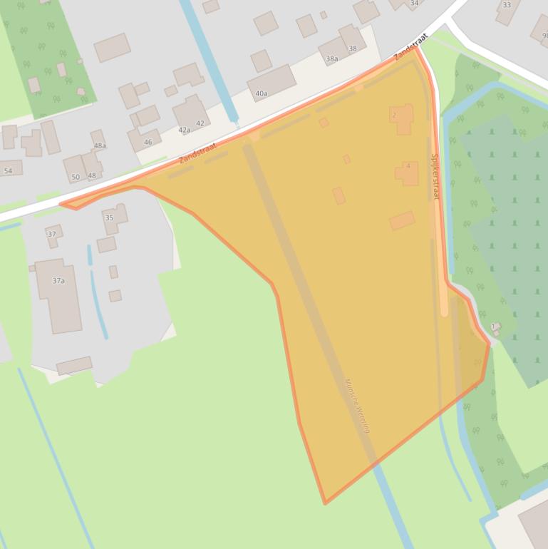 Kaart van postcodegebied 5374HW.
