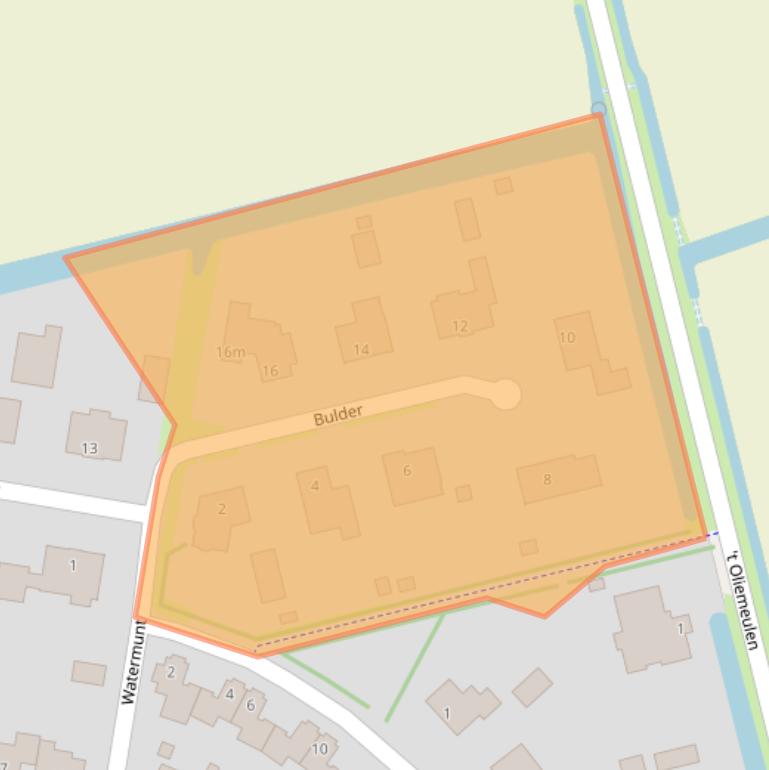 Kaart van postcodegebied 5374MJ.