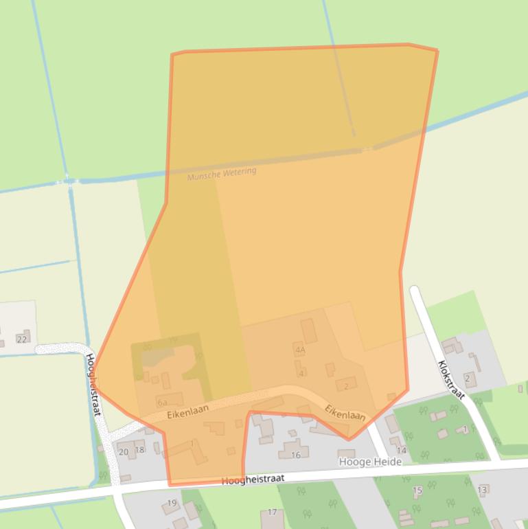 Kaart van postcodegebied 5374PB.