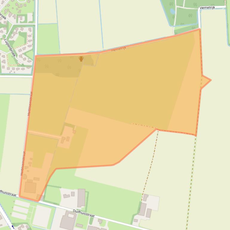 Kaart van postcodegebied 5374RX.