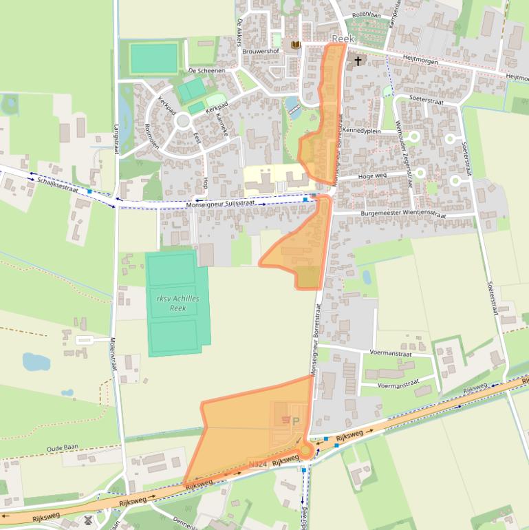 Kaart van postcodegebied 5375AC.