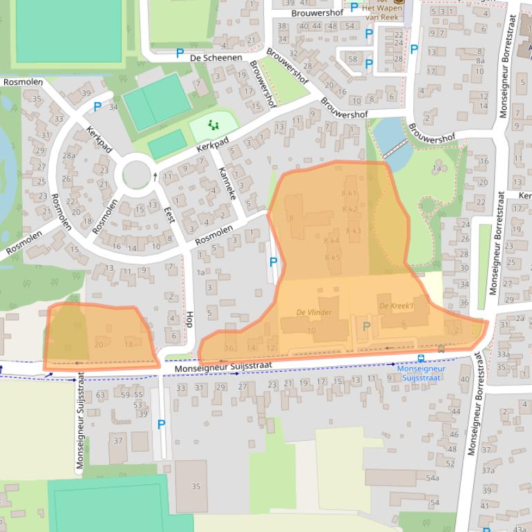 Kaart van postcodegebied 5375AG.