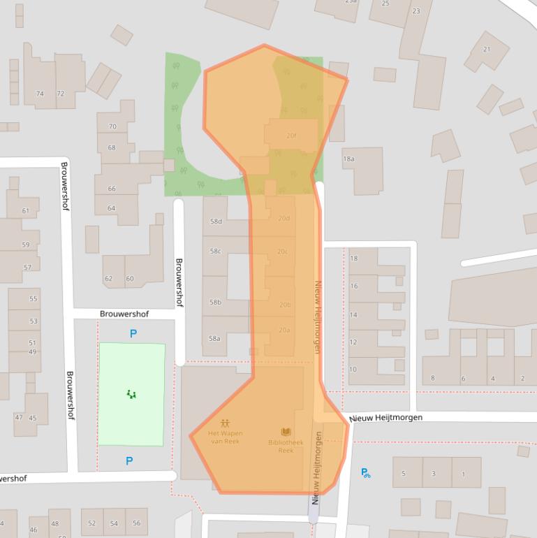 Kaart van postcodegebied 5375AK.