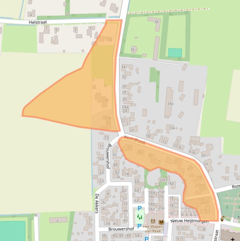 Kaart van postcodegebied 5375AR.