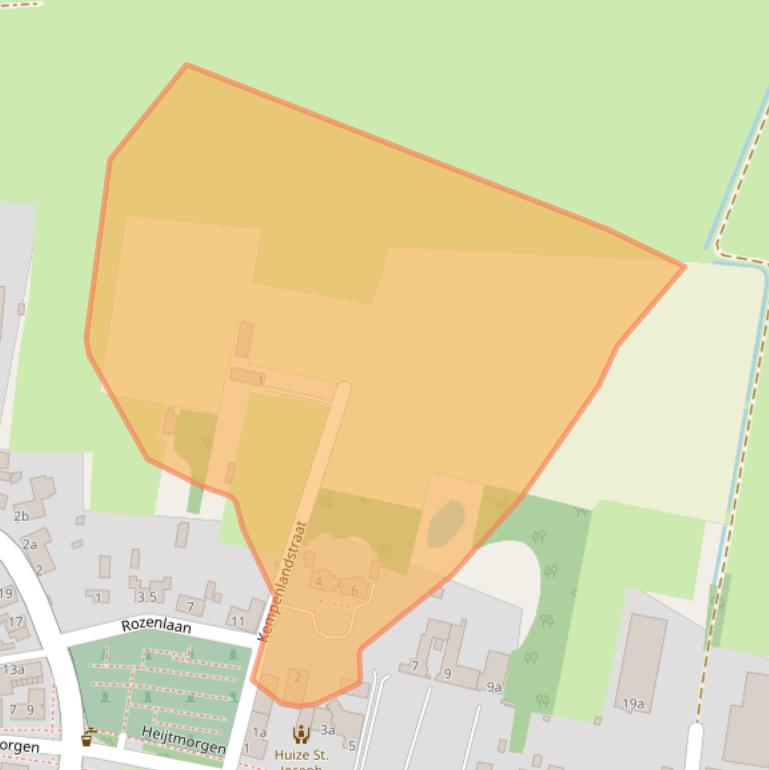 Kaart van postcodegebied 5375AV.