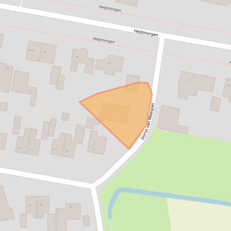 Kaart van postcodegebied 5375BH.