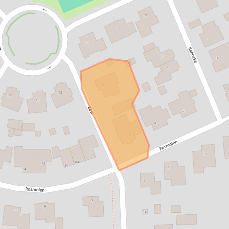 Kaart van postcodegebied 5375BW.