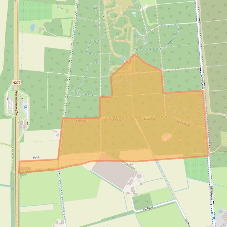 Kaart van postcodegebied 5375KP.