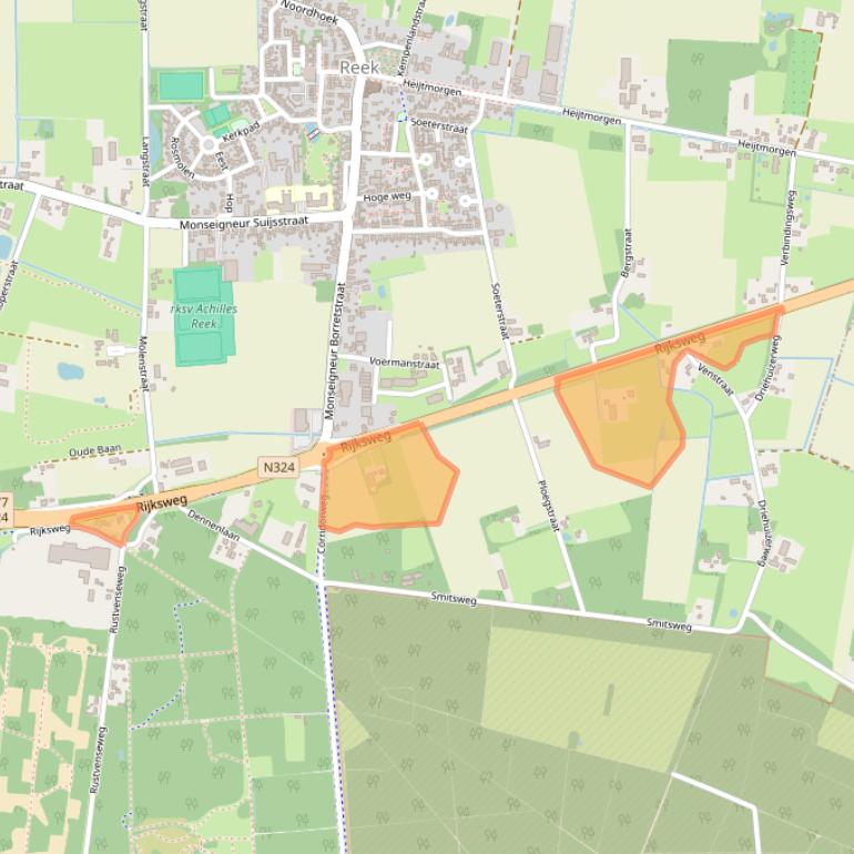 Kaart van postcodegebied 5375KZ.