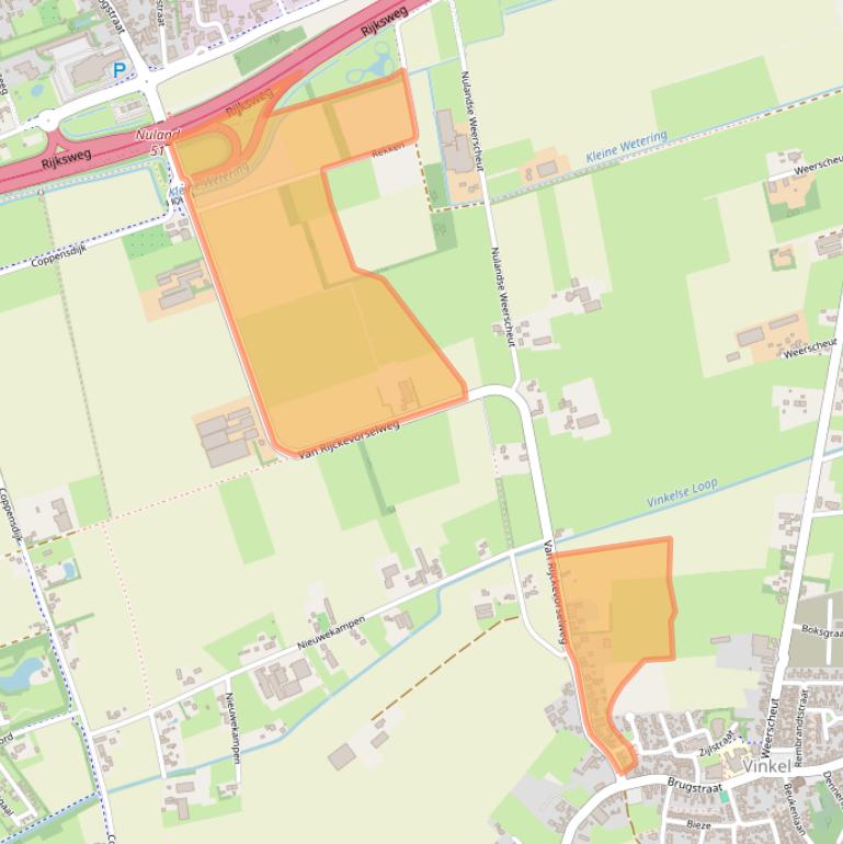 Kaart van postcodegebied 5382JJ.