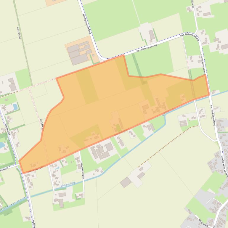 Kaart van postcodegebied 5382JL.