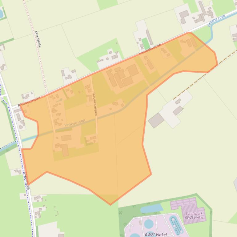 Kaart van postcodegebied 5382JN.