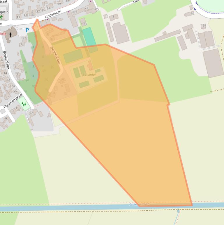 Kaart van postcodegebied 5382JV.