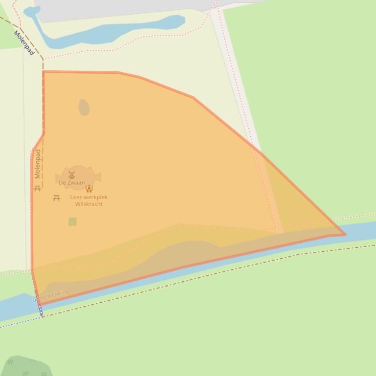 Kaart van postcodegebied 5382KW.