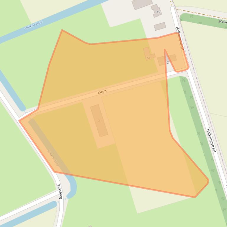 Kaart van postcodegebied 5383KE.