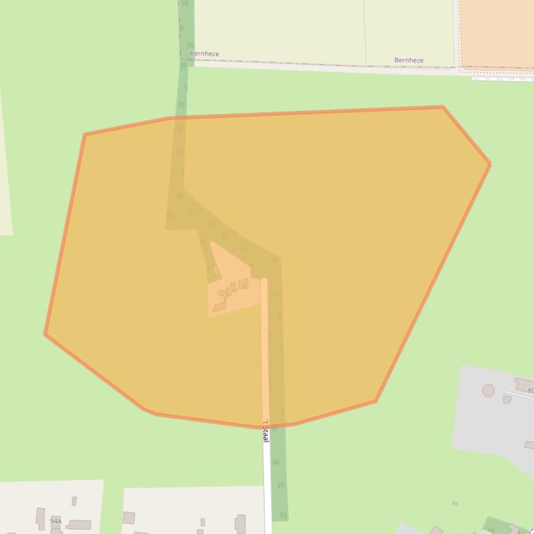 Kaart van postcodegebied 5383KH.