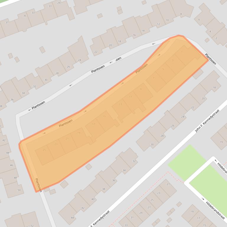 Kaart van postcodegebied 5384ET.