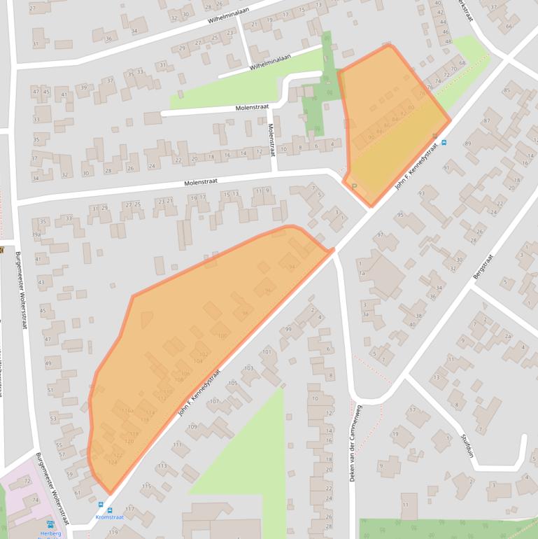 Kaart van postcodegebied 5384GG.