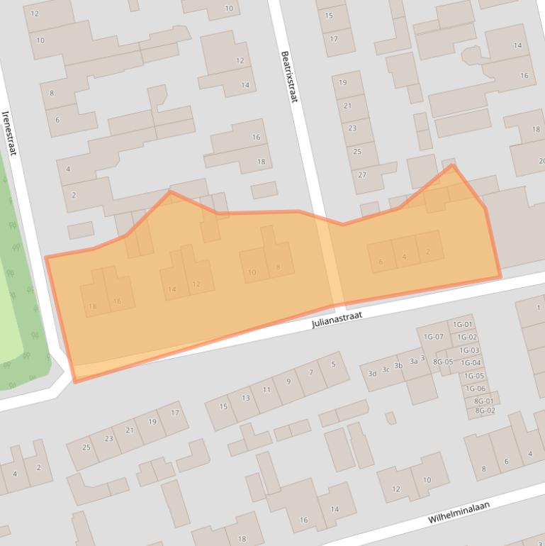 Kaart van postcodegebied 5384KH.