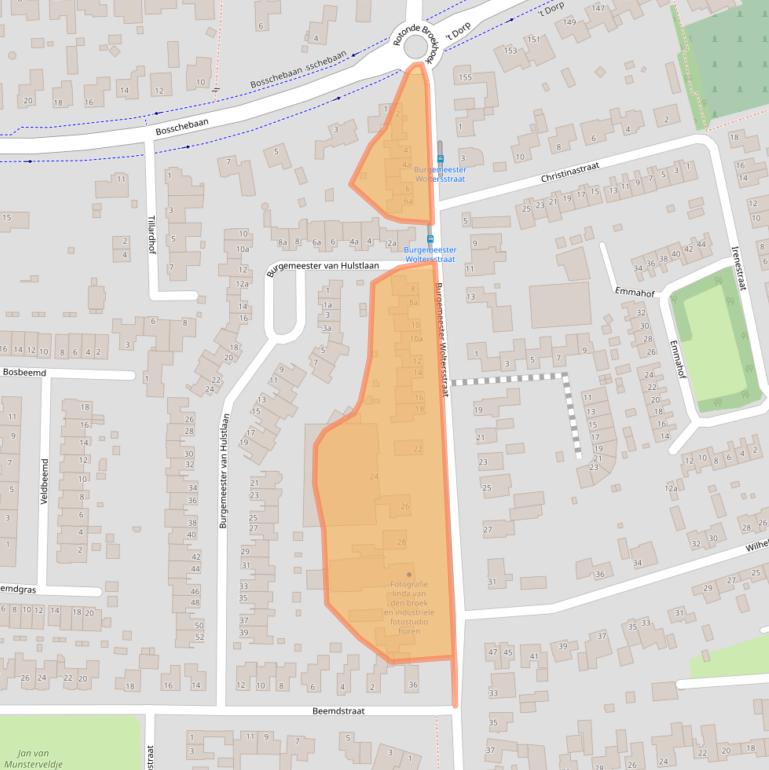 Kaart van postcodegebied 5384KV.