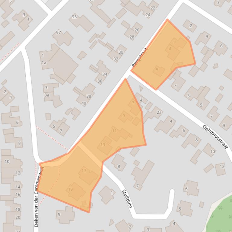 Kaart van postcodegebied 5384LX.