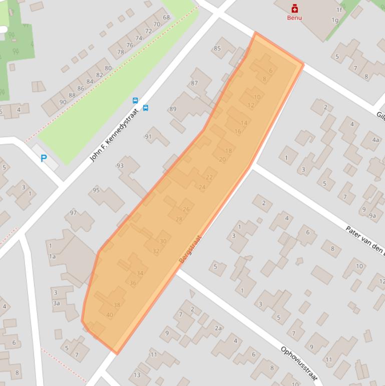 Kaart van postcodegebied 5384LZ.