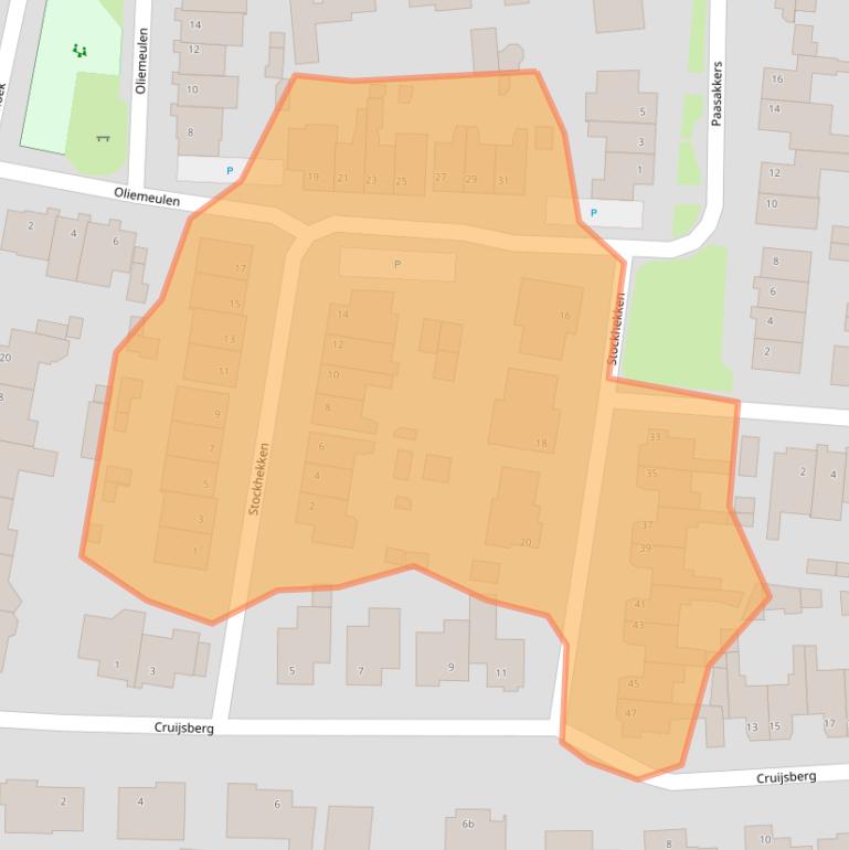 Kaart van postcodegebied 5384MP.