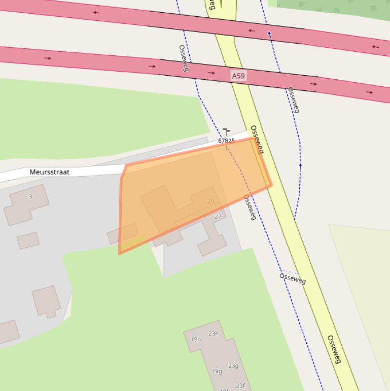 Kaart van postcodegebied 5384NB.