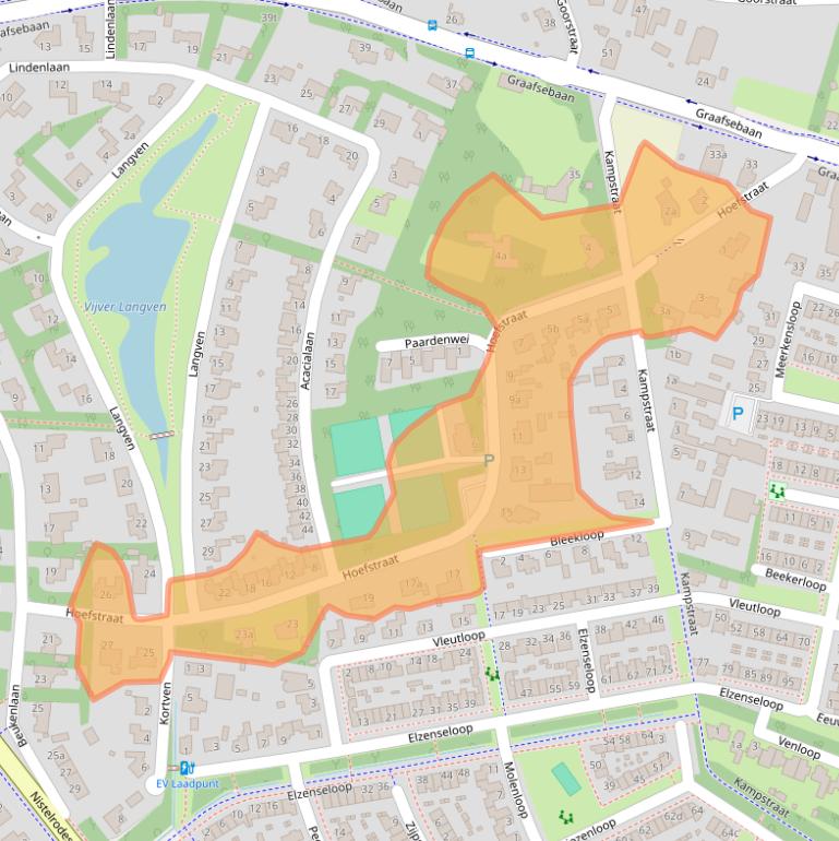 Kaart van postcodegebied 5384PS.