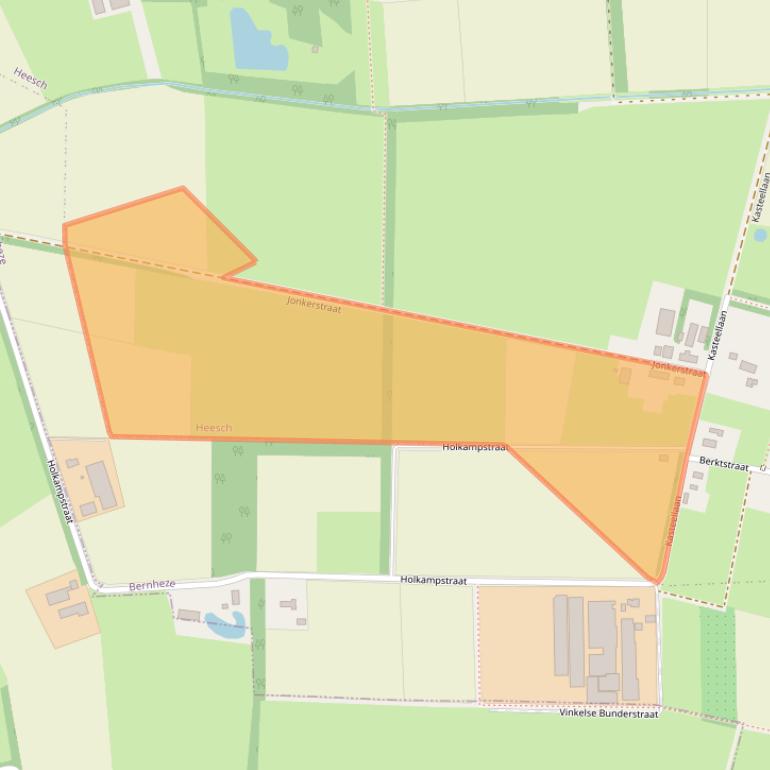 Kaart van postcodegebied 5384TJ.