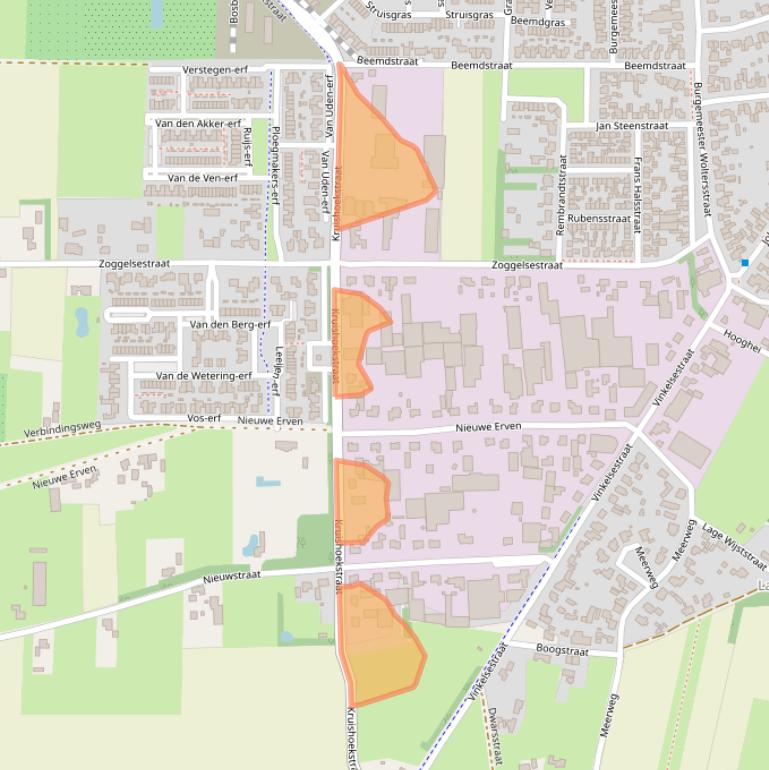 Kaart van postcodegebied 5384TK.