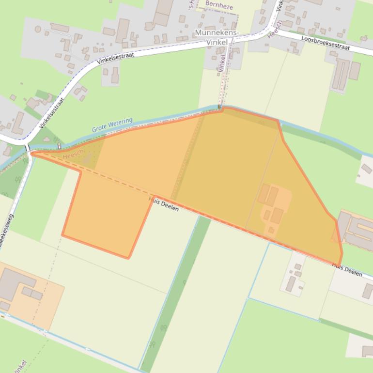 Kaart van postcodegebied 5384TZ.