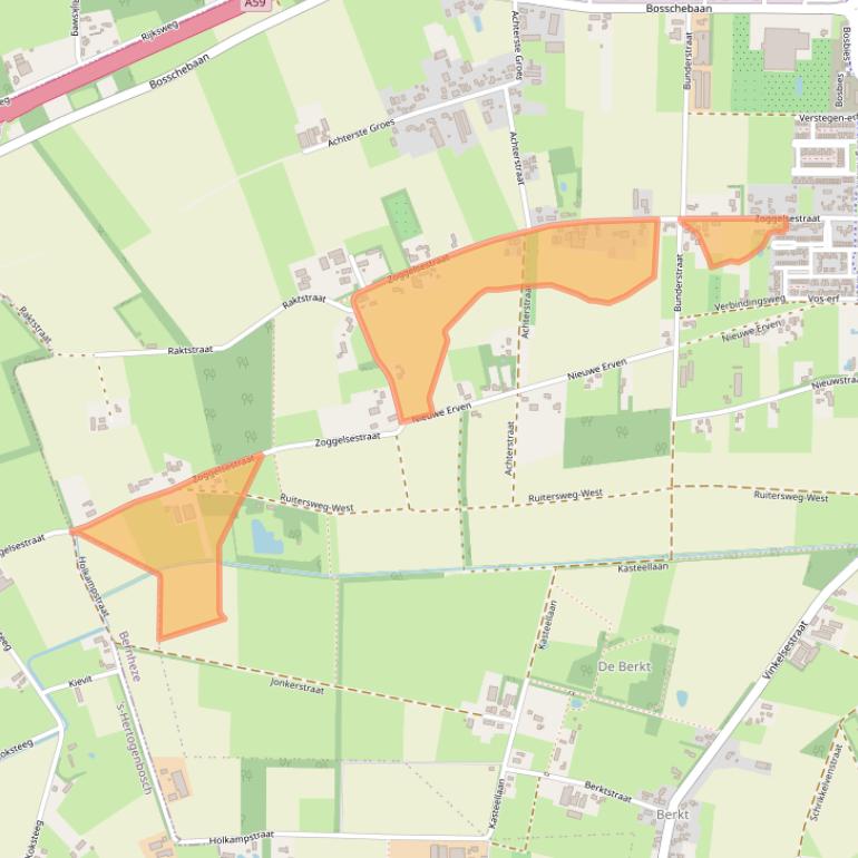 Kaart van postcodegebied 5384VD.