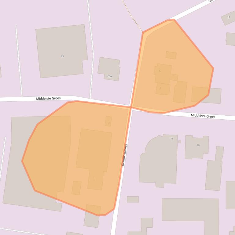 Kaart van postcodegebied 5384VK.