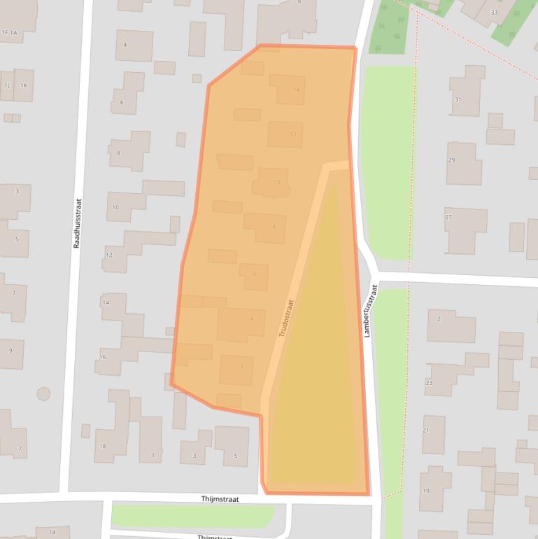 Kaart van postcodegebied 5386BH.