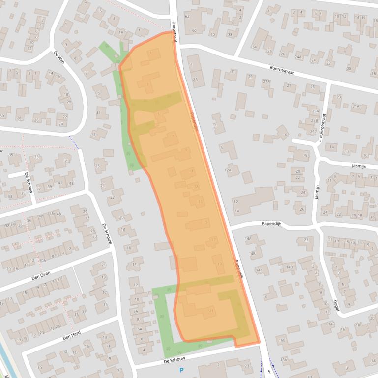 Kaart van postcodegebied 5386EA.