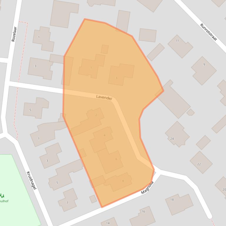 Kaart van postcodegebied 5386EM.