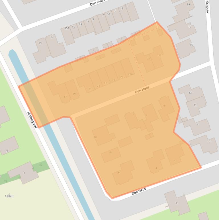 Kaart van postcodegebied 5386EX.